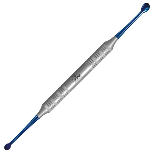 2/4 Molt Stainless Steel Periosteal Elevator, Blue Titanium Coated