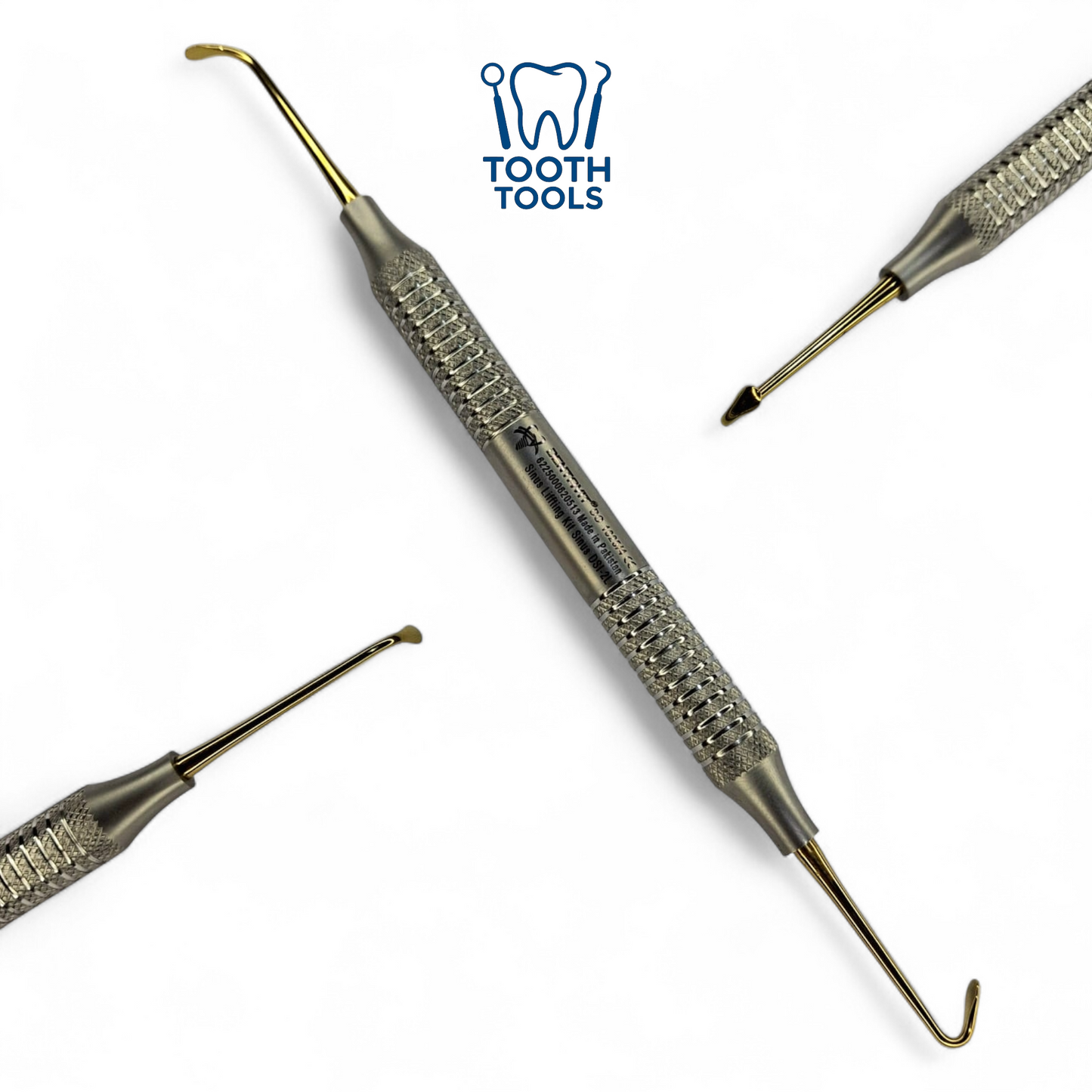 Premium gold-plated DSI-2L sinus lift membrane lateral elevator, professional dental implant surgical instrument