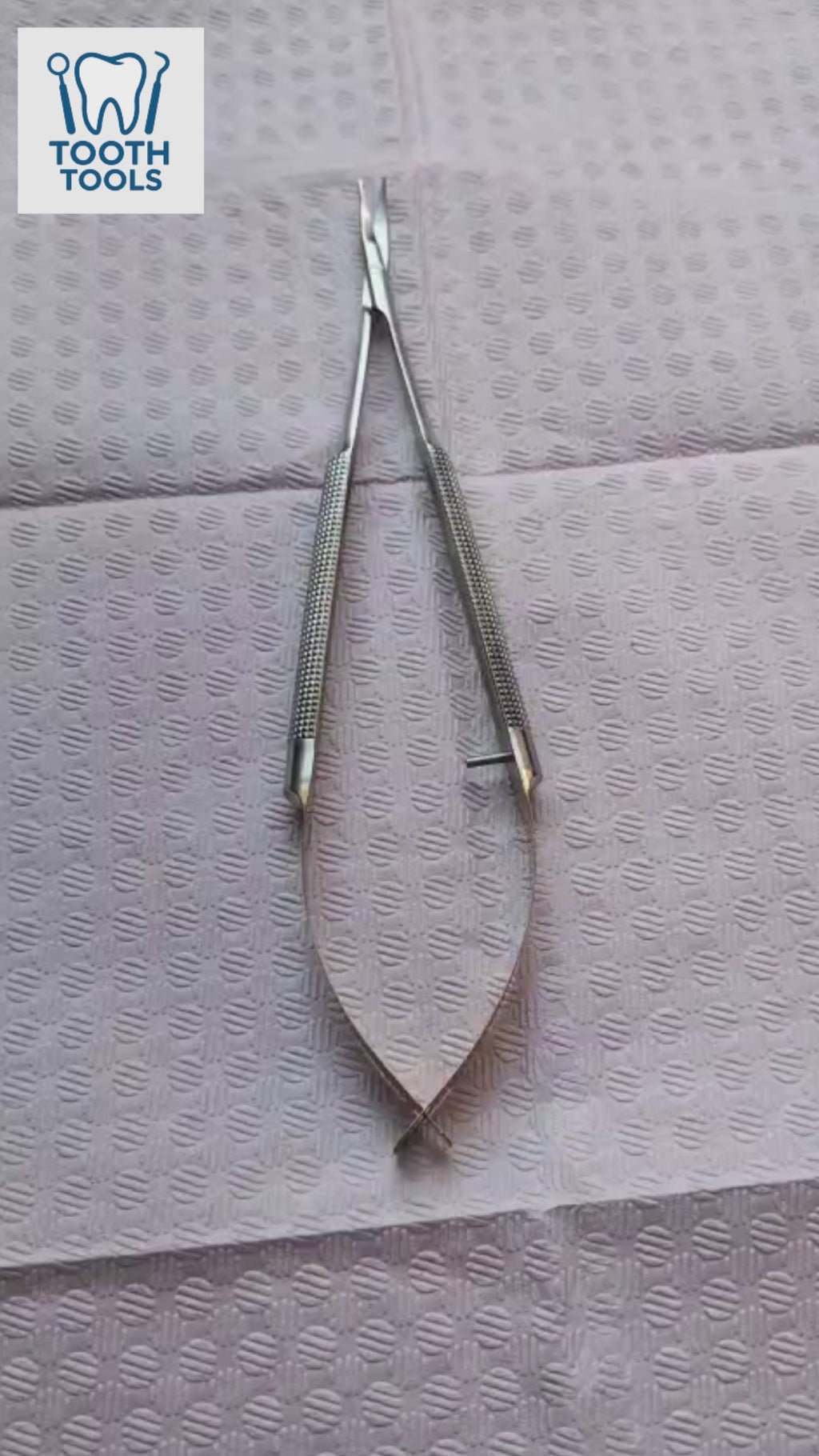 Premium Castroviejo Micro-Scissors Curved 16cm