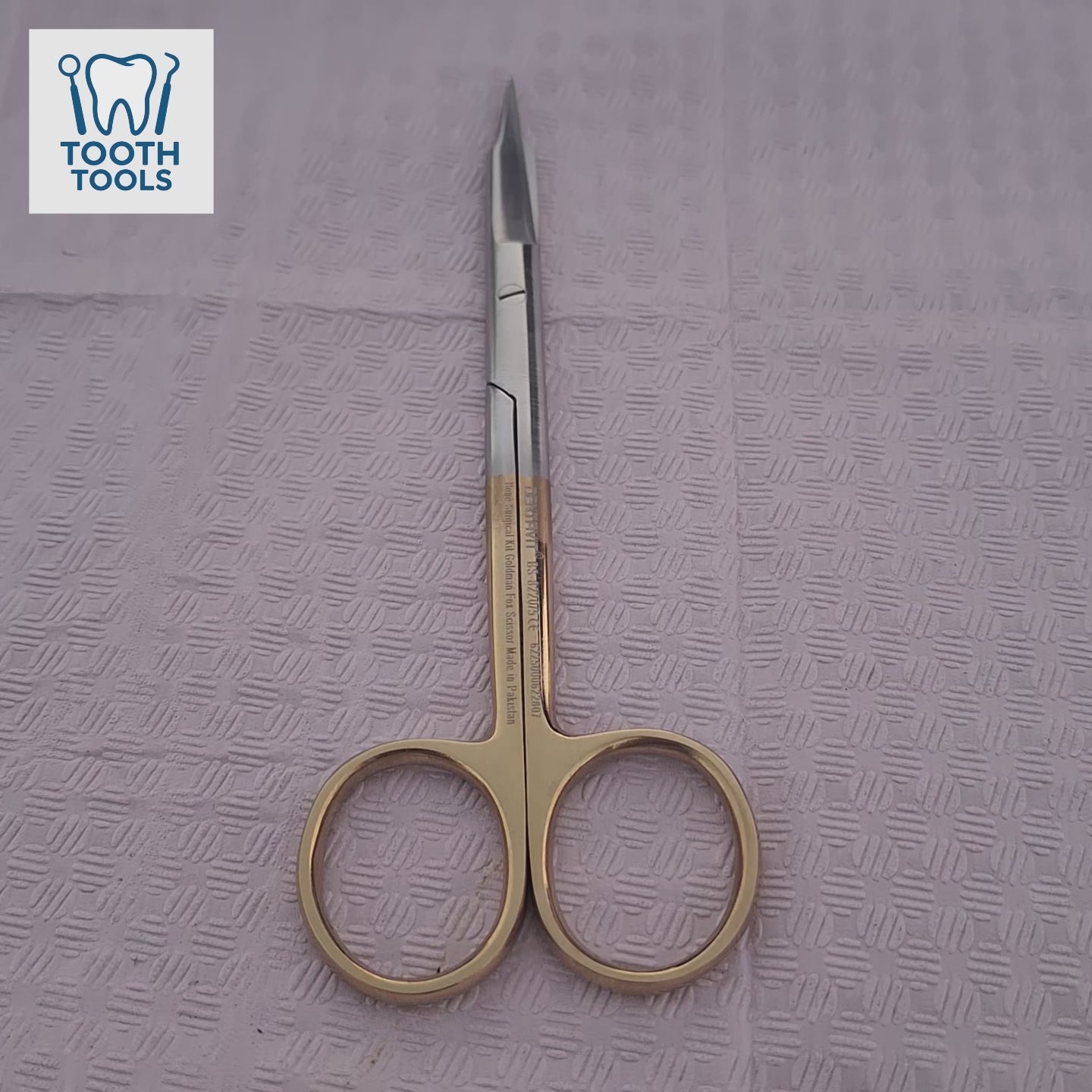 Premium Goldman-Fox Scissors CT Curved 13 cm - Dental Periodontal Tissue Instrument