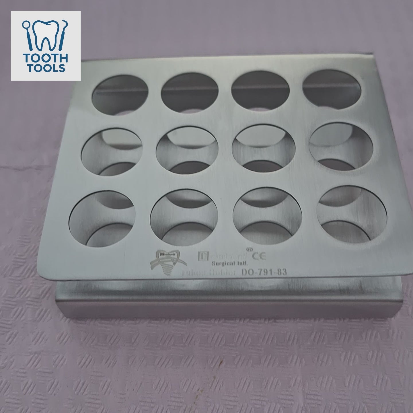 Premium Surgical Tube Holder Rack - Multi-Slot Laboratory Organizer