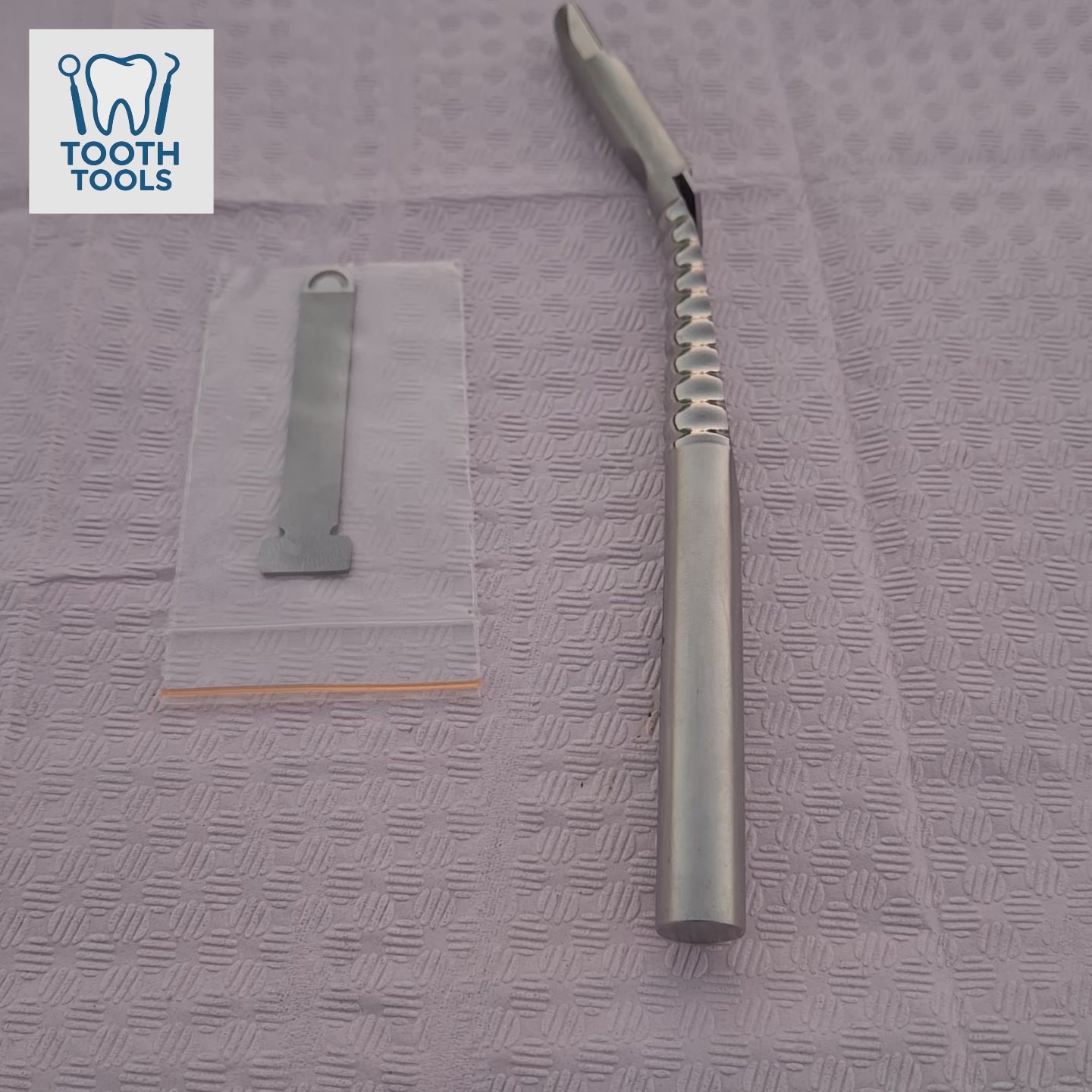 Premium Curved Bone Scraper Harvester - Dental Implant Autogenous Bone Collector