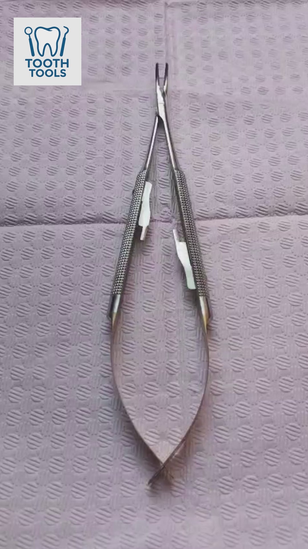 Premium Castroviejo Needle Holder Curved 16cm (For 4-0 to 9-0 Suture Needles)
