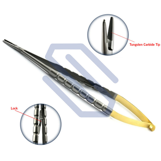 Needle Holder 18 cm Straight - Micro (4-0 to 9-0)
