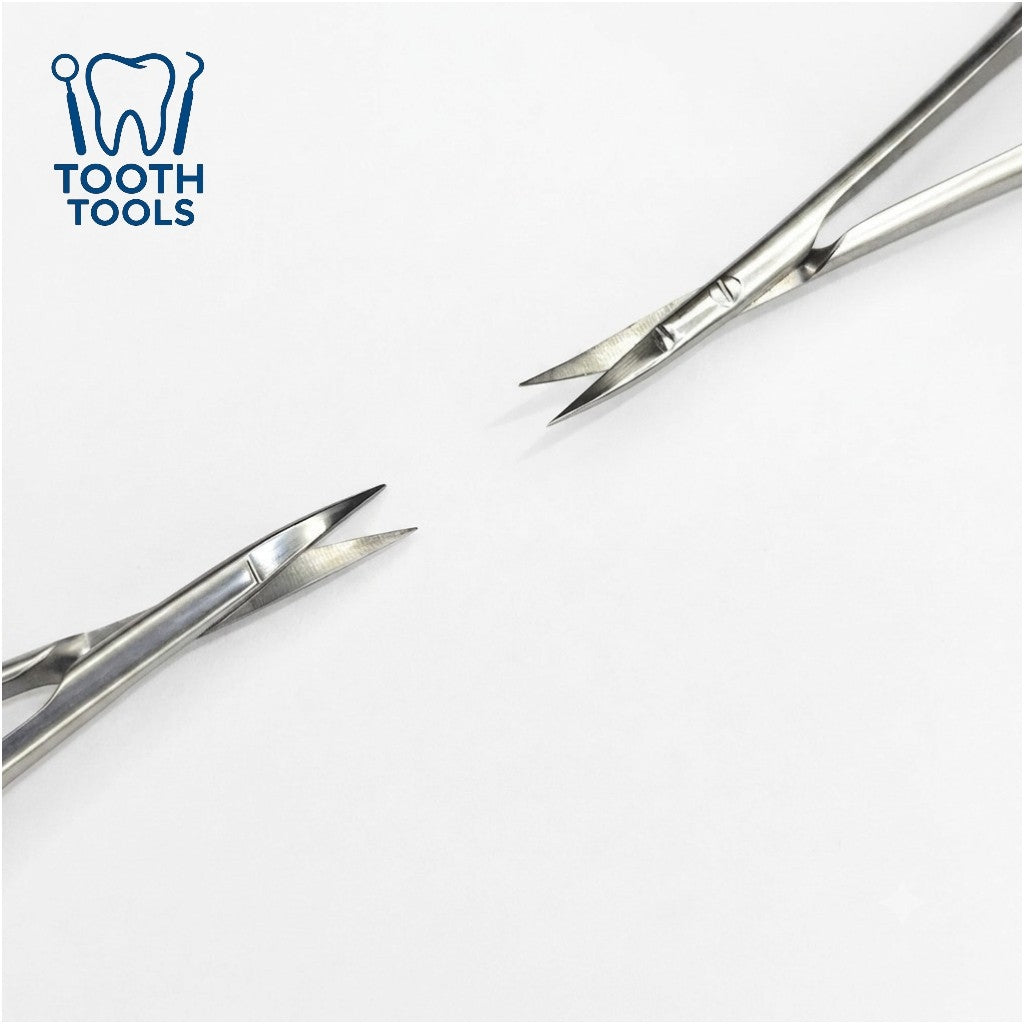 Castrovijo Micro scissors Instruments Curved 16cm