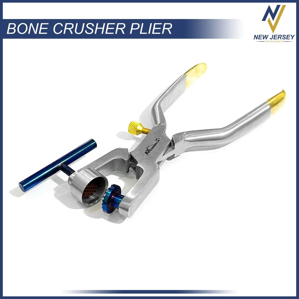 Bone Mill Crusher With Titanium Plates Dental Implant Bone Graft